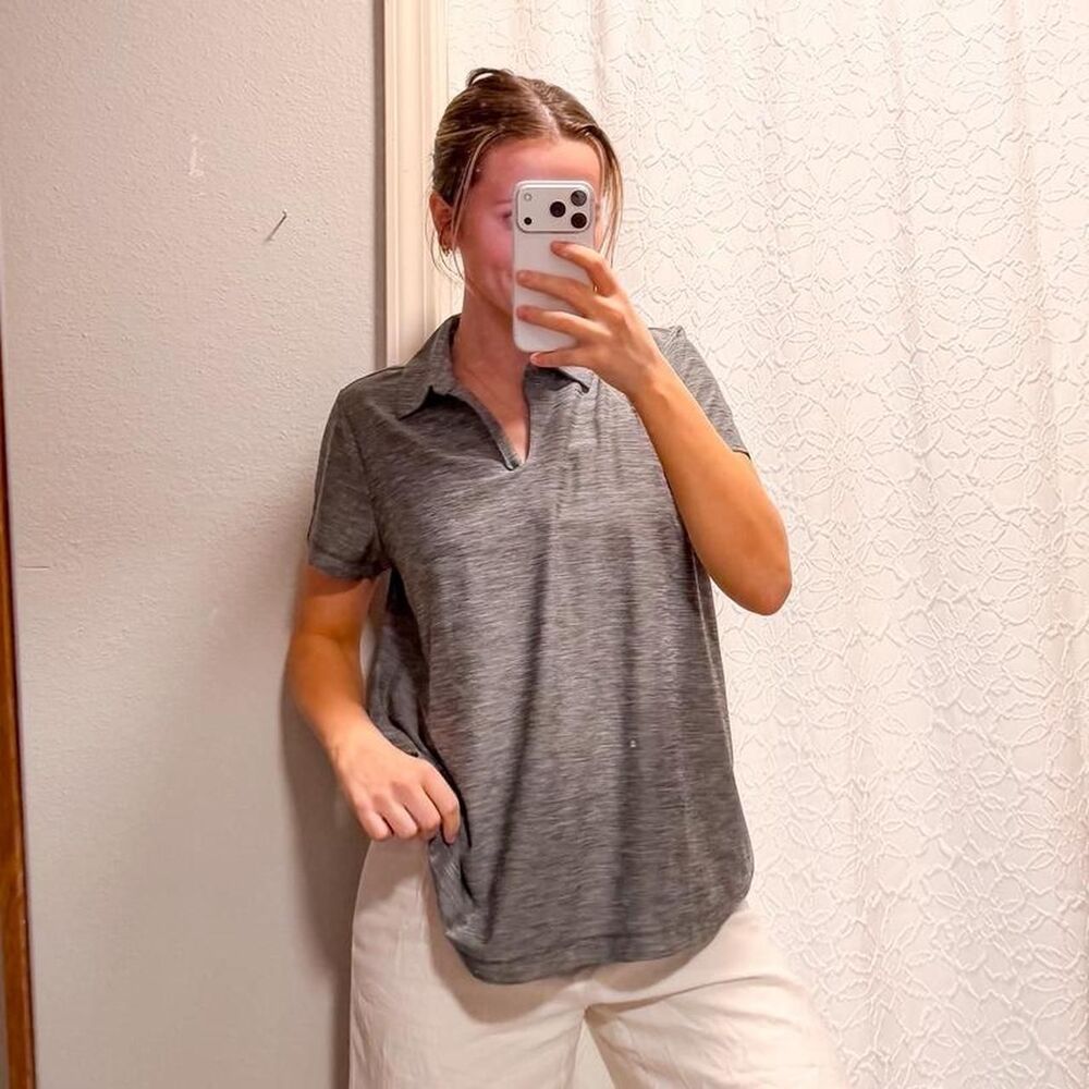 J-jill Women's Grey Polo-shirts